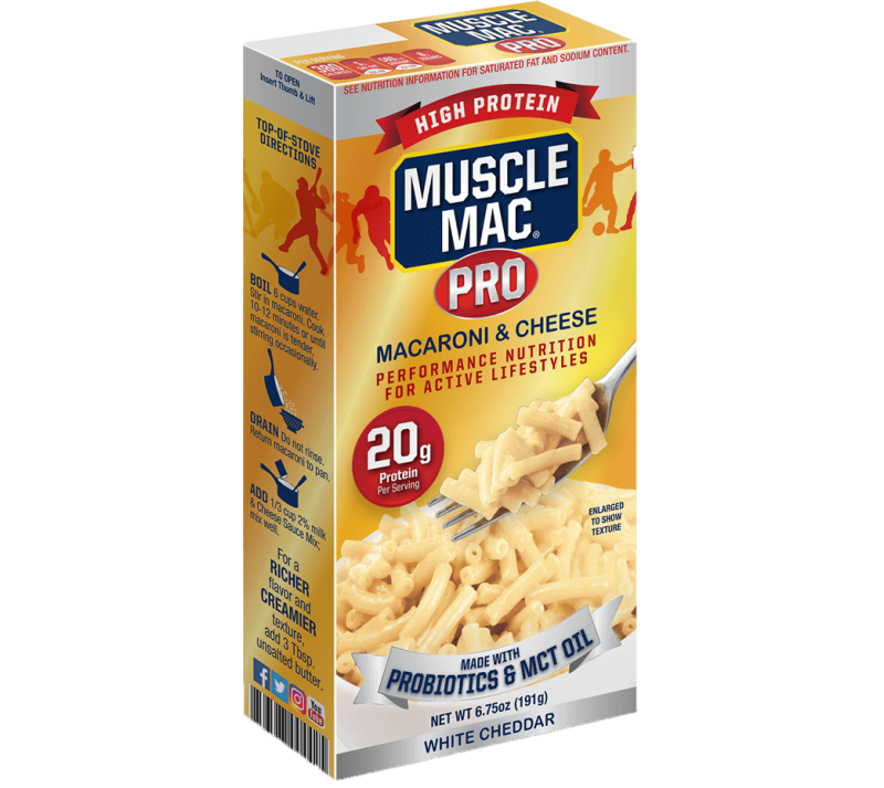Muscle Mac | White Cheddar with GanedenBC30® Probiotic