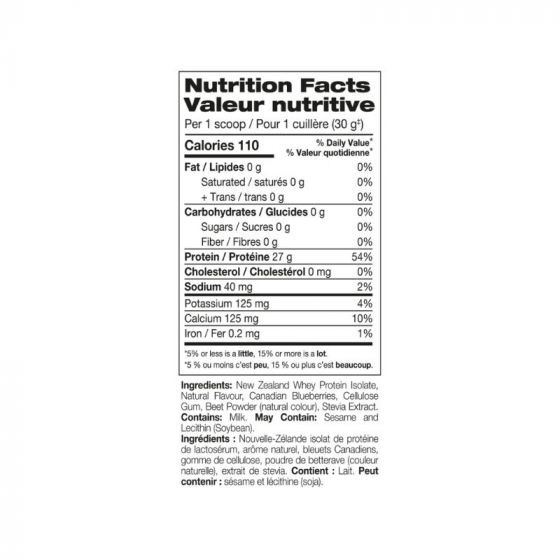 Perfect Sports | DIESEL® | New Zealand Whey Protein Isolate Wild Muskoka Blueberry | 360G - Image 2