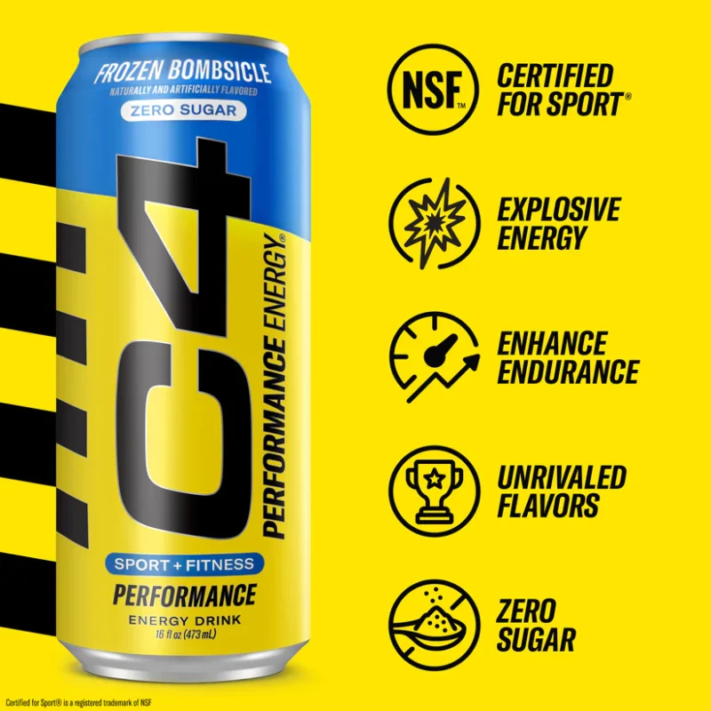 Cellucor | C4 Energy Drink | Carbonated | 473ml | Case/12 - Image 5
