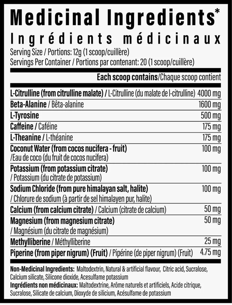 TC Nutrition | Batch 27 | LITE | Pre-Workout | 20 Servings - Image 2