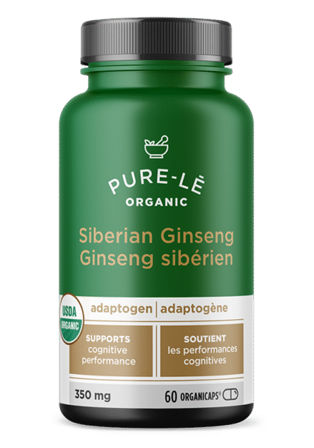 Pure-Le | Siberian Ginseng | Adaptogen | 60 Organicaps